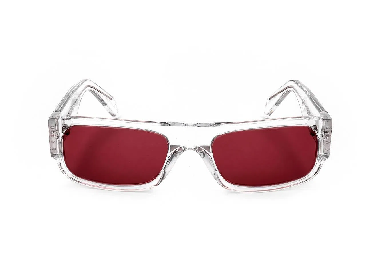 Retrosuperfuture SMILECRYSTALBORDEAUX Sunglasses - view 2